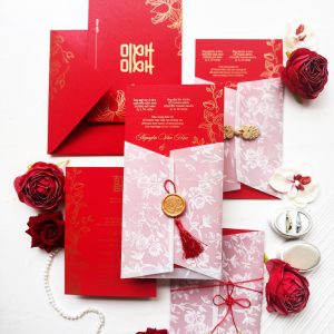 Thiệp cưới truyền thống