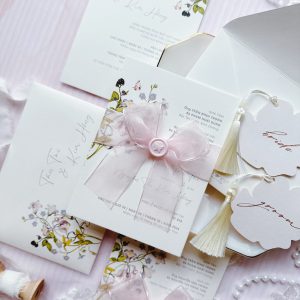 Thiệp cưới dập chìm, dập nổi