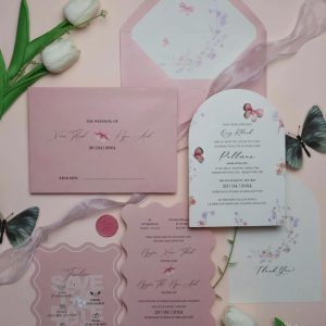Pink pastel wedding