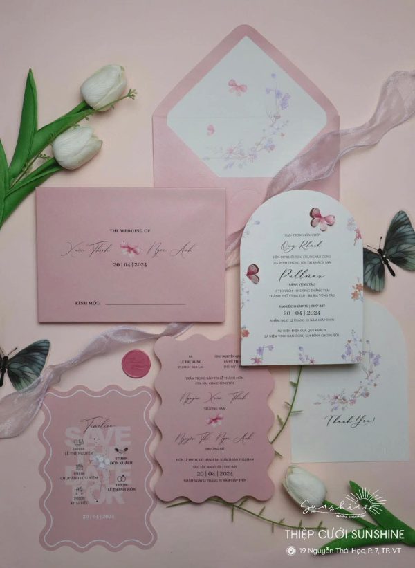 Pink pastel wedding