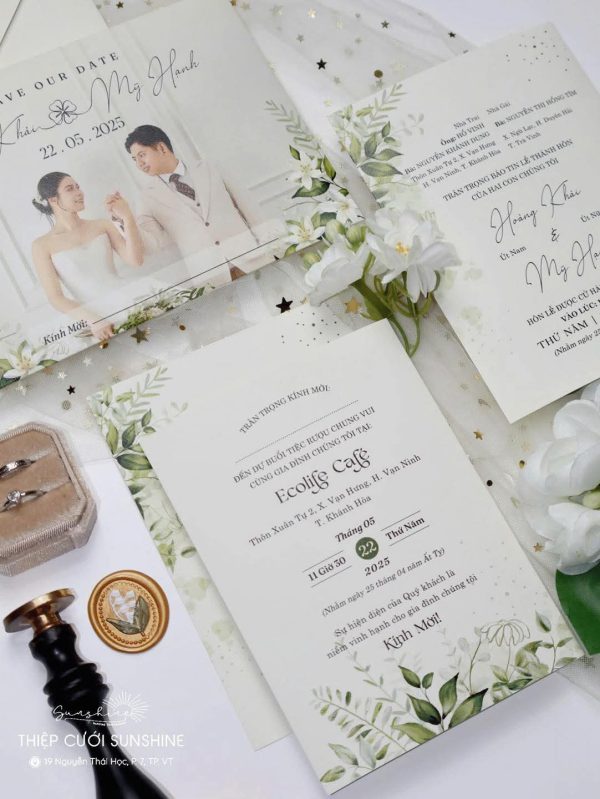 KHÔNG GIAN CƯỚI SẼ HOÀN HẢO HƠN KHI BẮT ĐẦU BẰNG TẤM THIỆP CƯỚI PHÙ HỢP - Image 2