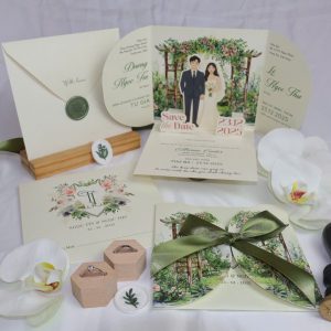 TẤM THIỆP CƯỚI LÀ LỜI MỞ ĐẦU CHO CHƯƠNG MỚI CỦA MỘT CHUYỆN TÌNH ĐẸP