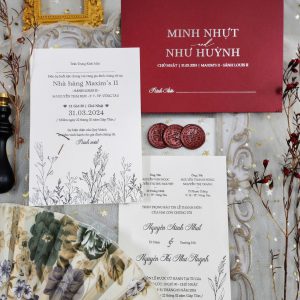 MẪU THIỆP ĐƯỢC LÒNG NHIỀU CẮP ĐÔI CƯỚI NĂM NAY